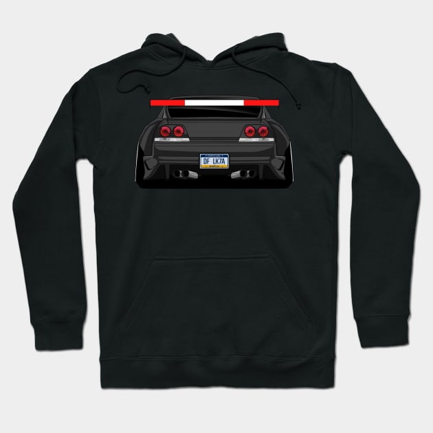 skyline gtr r33 (spec) Hoodie by MOTOSHIFT